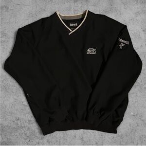 Vintage Black Ashworth HHY Golf Tournament Pullover Jacket | S